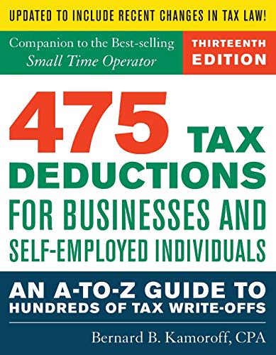 475 tax deductions for businesses and self-employed individuals book