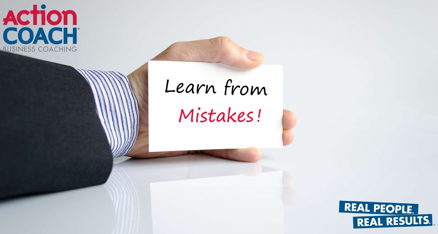 Learn from mistakes to manage your business well